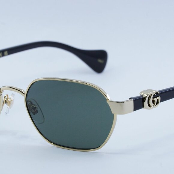 Gucci GG1593S 001 Sunglasses Endura Gold Oval Frame, Grey Lenses - Picture 5 of 13